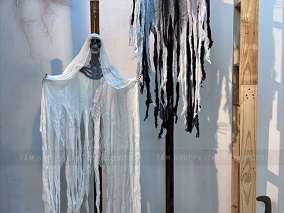 Bộ trụ gỗ kèm đế rời cao tới 2m (2 size - nhiều màu) TRUGO-01